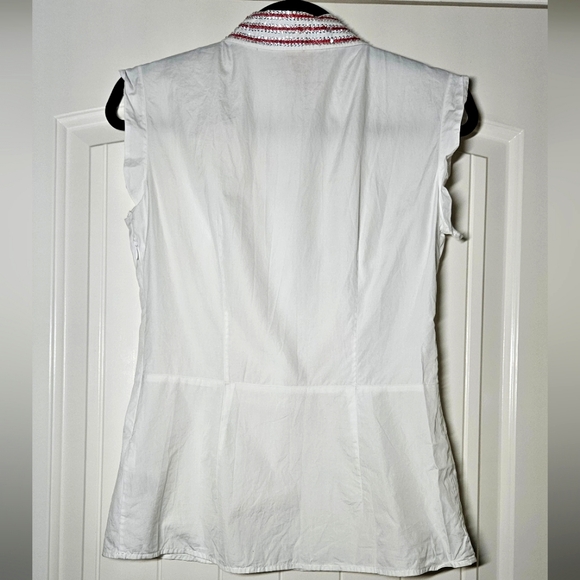 Tory Burch Sleeveless Beaded Top - Picture 4 of 4